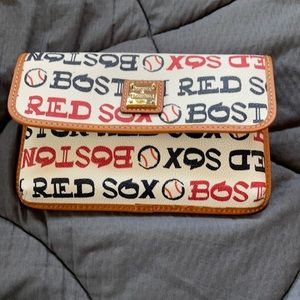 Dooney & Bourke NWOT Boston Red Sox Wristlet